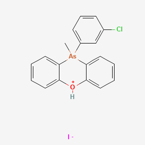 molecular formula C19H16AsClIO B14593638 CID 71397636 