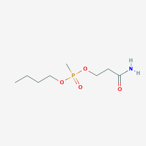 3-Amino-3-oxopropyl butyl methylphosphonate