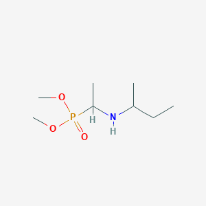 molecular formula C8H20NO3P B14593659 Dimethyl {1-[(butan-2-yl)amino]ethyl}phosphonate CAS No. 61131-15-5