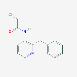 molecular formula C14H13ClN2O B14593684 N-(2-Benzylpyridin-3-yl)-2-chloroacetamide CAS No. 61338-03-2