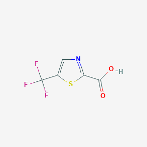 molecular formula C5H2F3NO2S B1459371 5-(三氟甲基)噻唑-2-羧酸 CAS No. 1246006-74-5