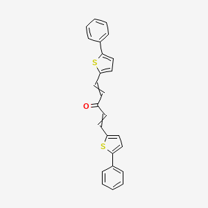 1,5-Bis(5-phenylthiophen-2-yl)penta-1,4-dien-3-one