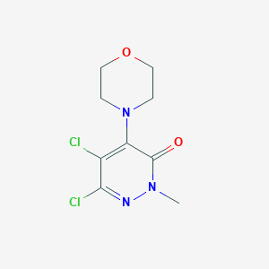 5,6-Dichloro-2-methyl-4-(morpholin-4-yl)pyridazin-3(2H)-one