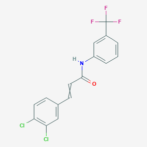 2-Propenamide, 3-(3,4-dichlorophenyl)-N-[3-(trifluoromethyl)phenyl]-