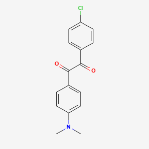 1-(4-Chlorophenyl)-2-[4-(dimethylamino)phenyl]ethane-1,2-dione