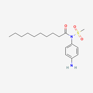 N-(4-Aminophenyl)-N-(methanesulfonyl)decanamide