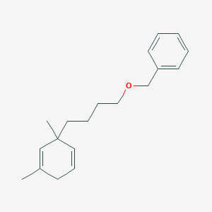 {[4-(1,3-Dimethylcyclohexa-2,5-dien-1-yl)butoxy]methyl}benzene