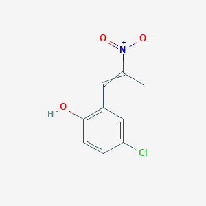 4-Chloro-2-(2-nitroprop-1-en-1-yl)phenol