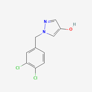 molecular formula C10H8Cl2N2O B1459391 1-(3,4-Dichlorobenzyl)-1H-pyrazol-4-ol CAS No. 1594575-48-0