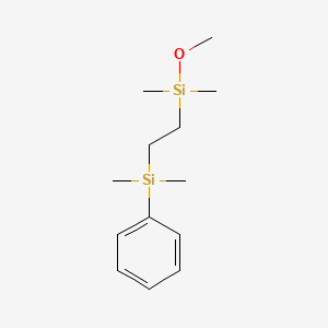 {2-[Dimethyl(phenyl)silyl]ethyl}(methoxy)dimethylsilane