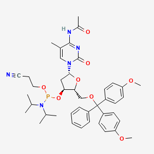 molecular formula C42H52N5O8P B1459392 DMT-5-Methyl-dC(ac) Phosphoramidite CAS No. 1873306-74-1