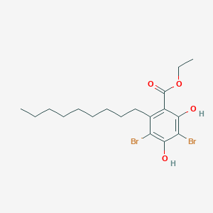 Ethyl 3,5-dibromo-2,4-dihydroxy-6-nonylbenzoate