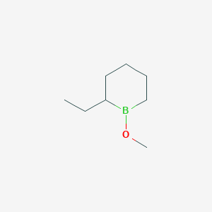 molecular formula C8H17BO B14593935 2-Ethyl-1-methoxyborinane CAS No. 60579-58-0