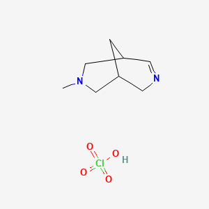 7-Methyl-3,7-diazabicyclo[3.3.1]non-2-ene;perchloric acid