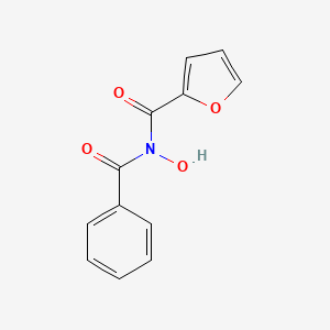 molecular formula C12H9NO4 B14593968 N-Benzoyl-N-hydroxyfuran-2-carboxamide CAS No. 61494-43-7