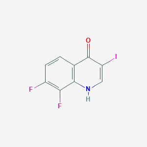 7,8-Difluoro-4-hydroxy-3-iodoquinoline