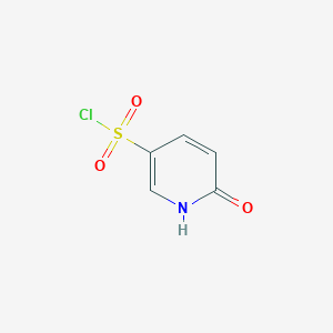 molecular formula C5H4ClNO3S B1459402 6-Oxo-1,6-dihydropyridine-3-sulfonyl chloride CAS No. 1357566-60-9