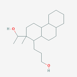 3-[2-(1-Hydroxyethyl)-2-methyltetradecahydrophenanthren-1-yl]propan-1-ol