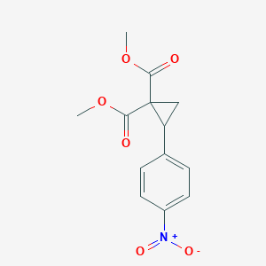 Dimethyl 2-(4-nitrophenyl)cyclopropane-1,1-dicarboxylate