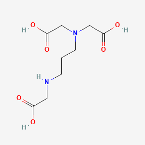 molecular formula C9H16N2O6 B14594269 N-{3-[Bis(carboxymethyl)amino]propyl}glycine CAS No. 60972-23-8