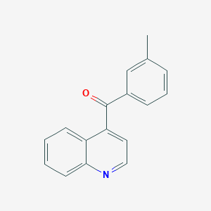 molecular formula C17H13NO B1459427 4-(3-Methylbenzoyl)quinoline CAS No. 1706436-11-4