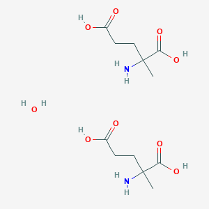 molecular formula C12H24N2O9 B1459429 2-Methyl glutamic acid hemihydrate CAS No. 71746-73-1