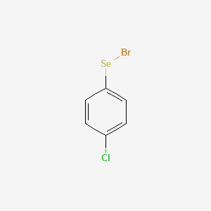 molecular formula C6H4BrClSe B14594293 Benzeneselenenyl bromide, 4-chloro- CAS No. 60805-87-0