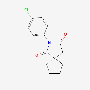 2-(4-Chlorophenyl)-2-azaspiro[4.4]nonane-1,3-dione