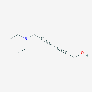 molecular formula C10H15NO B14594307 6-(Diethylamino)hexa-2,4-diyn-1-OL CAS No. 60214-08-6