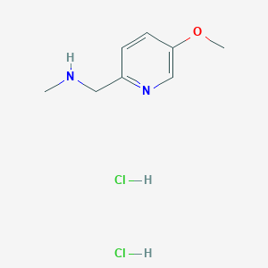 molecular formula C8H14Cl2N2O B1459433 [(5-Methoxypyridin-2-yl)methyl](methyl)amine dihydrochloride CAS No. 1795503-46-6