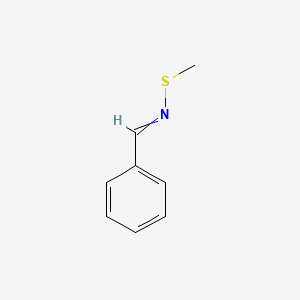 molecular formula C8H9NS B14594350 Benzaldehyde S-methylthioxime CAS No. 61076-36-6