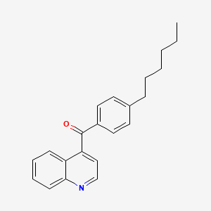 4-(4-Hexylbenzoyl)quinoline