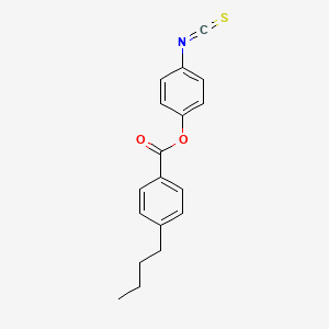 molecular formula C18H17NO2S B14594416 4-Isothiocyanatophenyl 4-butylbenzoate CAS No. 61592-84-5