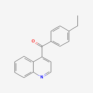 4-(4-Ethylbenzoyl)quinoline