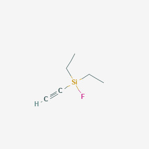 Diethyl(ethynyl)fluorosilane