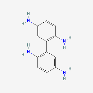 molecular formula C12H14N4 B14594454 [1,1'-Biphenyl]-2,2',5,5'-tetramine CAS No. 61604-21-5