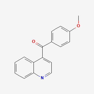 molecular formula C17H13NO2 B1459448 4-(4-Methoxybenzoyl)quinoline CAS No. 1706435-78-0