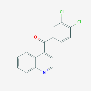 4-(3,4-Dichlorobenzoyl)quinoline