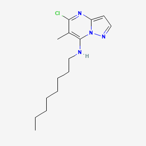 5-Chloro-6-methyl-N-octylpyrazolo[1,5-A]pyrimidin-7-amine