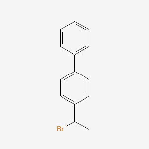 molecular formula C14H13Br B14594501 4-(1-Bromoethyl)-1,1'-biphenyl CAS No. 59771-00-5