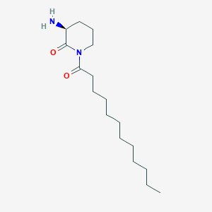 (3S)-3-amino-1-dodecanoylpiperidin-2-one