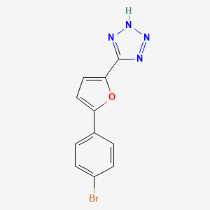 5-[5-(4-bromophenyl)furan-2-yl]-2H-tetrazole