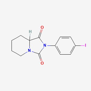 2-(4-Iodophenyl)tetrahydroimidazo[1,5-a]pyridine-1,3(2h,5h)-dione