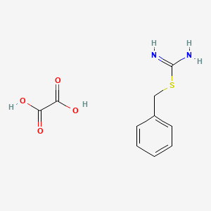 molecular formula C10H12N2O4S B14594563 Oxalic acid--benzyl carbamimidothioate (1/1) CAS No. 60834-53-9