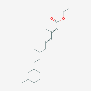 Ethyl 3,7-dimethyl-9-(3-methylcyclohexyl)nona-2,4-dienoate