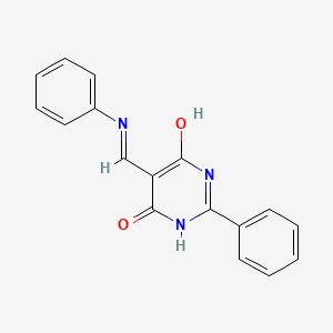 5-(Anilinomethylidene)-2-phenylpyrimidine-4,6(1H,5H)-dione