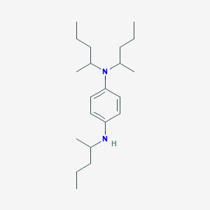 N~1~,N~1~,N~4~-Tri(pentan-2-yl)benzene-1,4-diamine