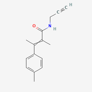 2-Methyl-3-(4-methylphenyl)-N-(prop-2-yn-1-yl)but-2-enamide