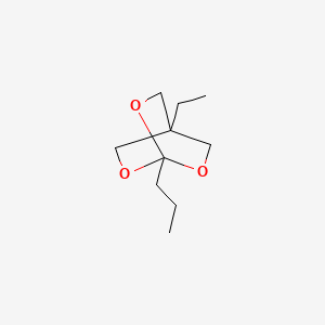 molecular formula C10H18O3 B14594818 4-Ethyl-1-propyl-2,6,7-trioxabicyclo(2.2.2)octane CAS No. 60028-16-2