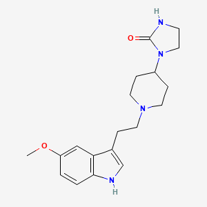 1-{1-[2-(5-Methoxy-1H-indol-3-yl)ethyl]piperidin-4-yl}imidazolidin-2-one